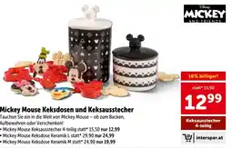 Interspar Mickey Mouse Keksdosen und Keksausstecher Angebot
