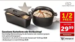 Interspar Gusseisene Kastenform oder Brotbacktopf Angebot