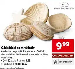 Interspar Gärkörbchen mit Motiv Angebot