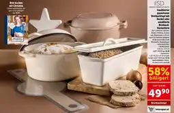 Interspar ILSD Emaillierter gusseisener Brotbacktopf mit Deckel oder emaillierte Brotkastenform Angebot
