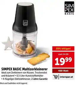 Interspar SIMPEX BASIC Multizerkleinerer Angebot