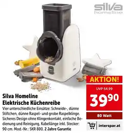 Interspar Silva Homeline Elektrische Küchenreibe Angebot