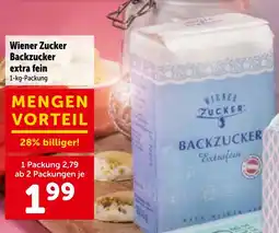 Interspar Wiener Zucker Backzucker extra fein Angebot
