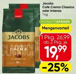 Spar Jacobs Café Crema Classico Angebot
