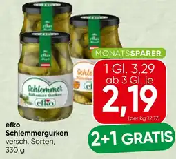 Spar efko Schlemmergurken Angebot