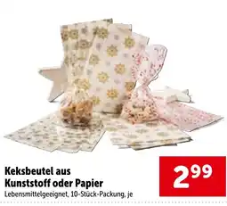 Interspar Keksbeutel aus Kunststoff oder Papier Angebot