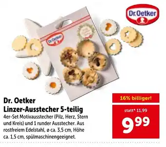 Dr. Oetker Linzer-Ausstecher 5-teilig