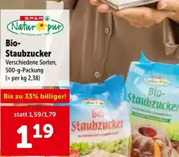 Interspar Bio-Staubzucker Angebot
