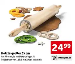 Interspar Holzteigroller 35 cm Angebot