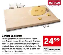 Interspar Zenker Backbrett Angebot