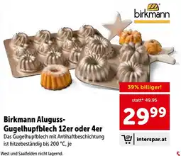 Interspar Birkmann Aluguss-Gugelhupfblech Angebot