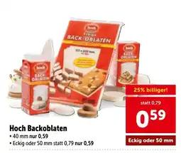 Interspar Hoch Backoblaten Angebot