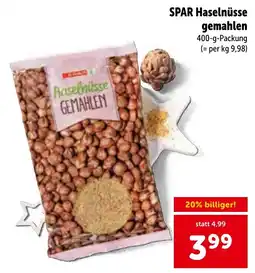 Interspar SPAR Haselnüsse gemahlen Angebot