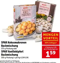 Interspar SPAR Kokosmakronen Backmischung Angebot