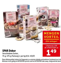 Interspar SPAR Dekor Angebot