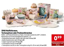 Interspar SPAR Muffinformen, Tortenspitzen oder Pralinenförmchen Angebot