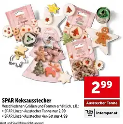 Interspar SPAR Keksausstecher Angebot