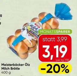 Spar Meisterbäcker Ölz Milch Brötle Angebot