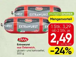 Spar TANN Extrawurst Angebot