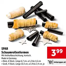 Interspar SPAR Schaumrollenformen Angebot