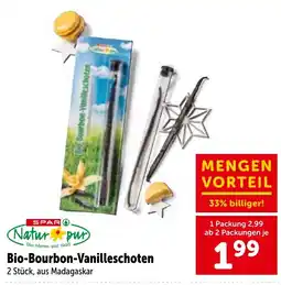 Interspar SPAR Natur pur Bio-Bourbon-Vanilleschoten Angebot