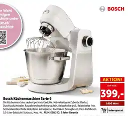 Interspar Bosch Küchenmaschine Serie 6 Angebot