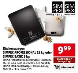 Interspar SIMPEX Küchenwaage Angebot