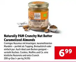 Interspar Naturally PAM Crunchy Nut Butter Caramelized Almonds Angebot