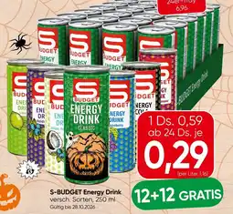 Eurospar S-Budget Energy Drink Angebot