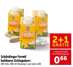 Interspar Schärdinger Formil haltbares Schlagobers Angebot