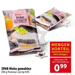 Interspar SPAR Mohn gemahlen Angebot