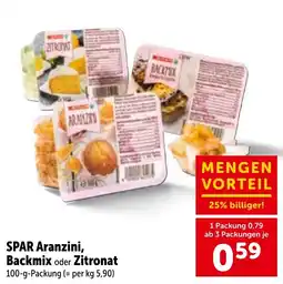 Interspar SPAR Aranzini, Backmix oder Zitronat Angebot