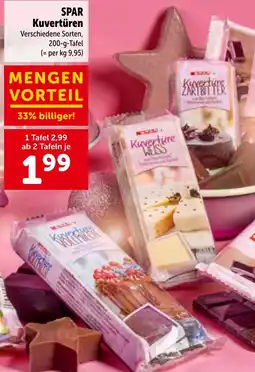 Interspar SPAR Kuvertüren Angebot