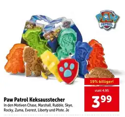 Interspar Paw Patrol Keksausstecher Angebot
