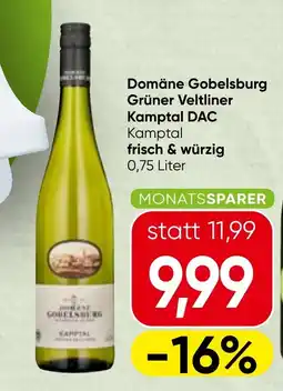 Spar Domäne Gobelsburg Grüner Veltliner Angebot