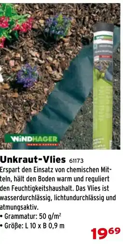 Salzburger Lagerhaus Unkraut-Vlies Windhager Angebot