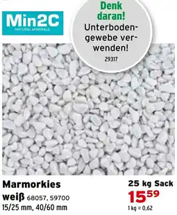 Salzburger Lagerhaus Marmorkies weiß Angebot