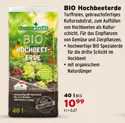 Salzburger Lagerhaus Gartenpracht BIO Hochbeeterde Angebot