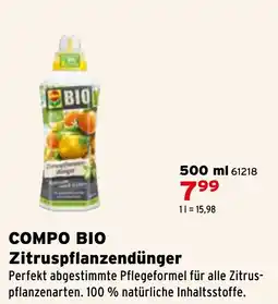 Salzburger Lagerhaus COMPO BIO Zitruspflanzendünger Angebot