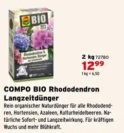 Salzburger Lagerhaus COMPO BIO Rhododendron Langzeitdünger Angebot