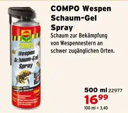 Salzburger Lagerhaus COMPO Wespen Schaum-Gel Spray Angebot