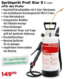Salzburger Lagerhaus Sprühgerät Profi Star 5l Angebot