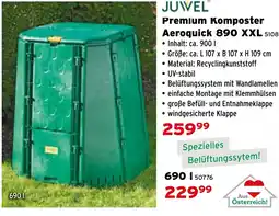 Salzburger Lagerhaus JUWEL Premium Komposter Aeroquick 890 XXL Angebot