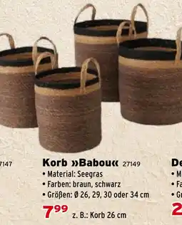 Salzburger Lagerhaus Korb »Babou« Angebot