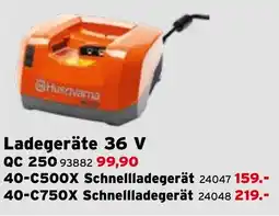 Salzburger Lagerhaus Husqvarna Ladegerät 36 V Angebot