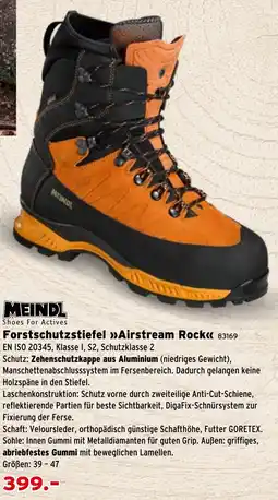 Salzburger Lagerhaus Meindl Forstschutzstiefel Airstream Rock Angebot