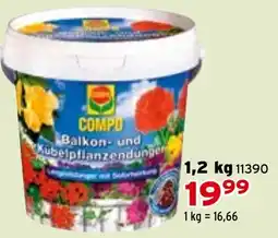 Salzburger Lagerhaus Compo Balkon- und Kübelpflanzendünger Angebot