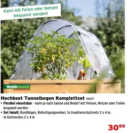 Salzburger Lagerhaus Windhager Hochbeet Tunnelbogen Komplettset Angebot