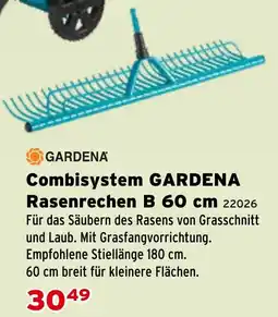 Salzburger Lagerhaus Combisystem GARDENA Rasenrechen B 60 cm Angebot