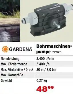 Salzburger Lagerhaus Gardena Bohrmaschinenpumpe Angebot